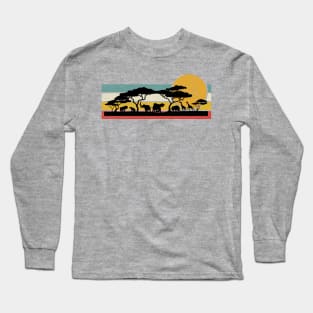 Safari Sunset Long Sleeve T-Shirt